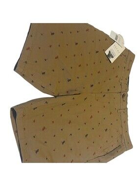 Men’s Jachs Tan Flat Bleecker Front Shorts New Waist 31